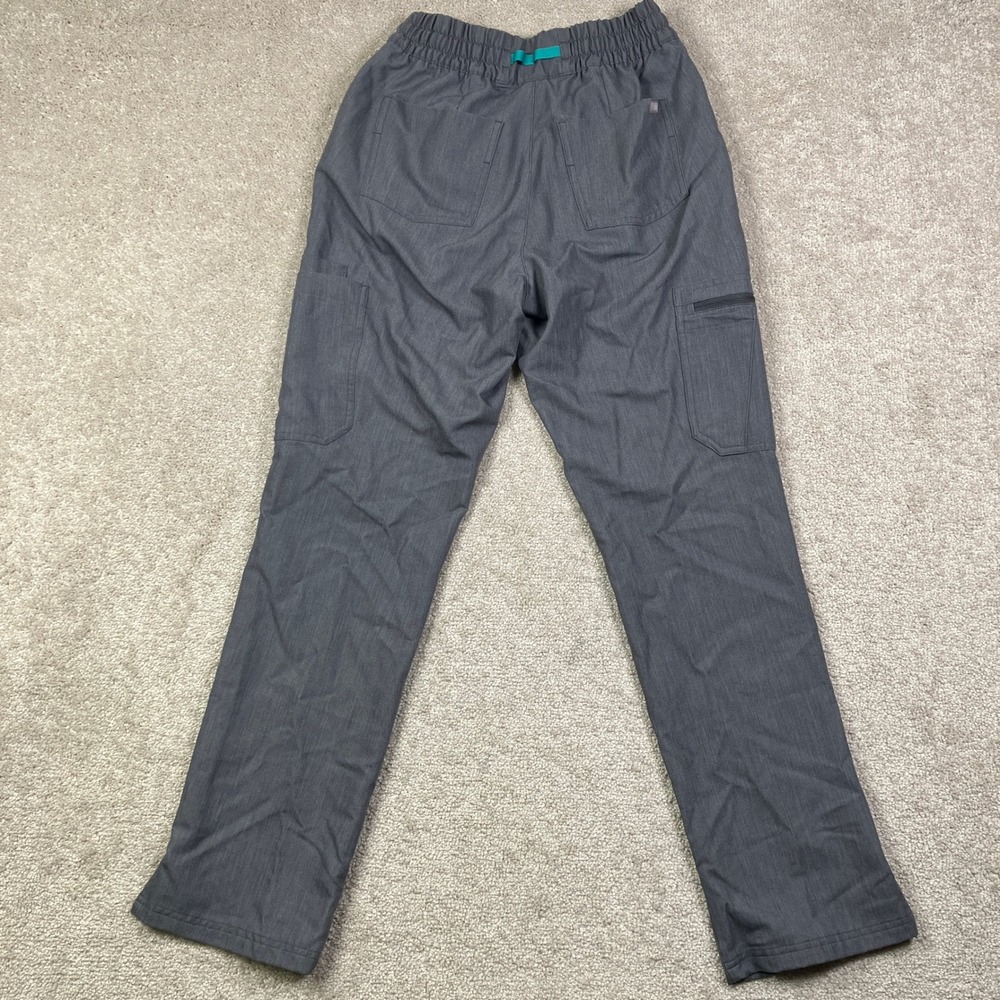 FIGS Technical Collection Scrubs Set Women XXS Top S Pants Graphite Grey Heather - Picture 10 of 15